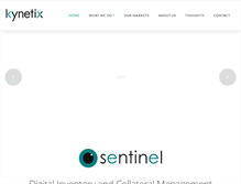 Tablet Screenshot of kynetix.com